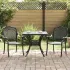 Set masă de grădină 3 pcs Negru Aluminiu turnat GartenMobel Dekor