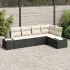 Set de canapele pentru grădină 5 pcs Gri deschis poliratan GartenMobel Dekor