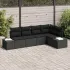 Set de canapele pentru grădină 5 pcs Gri deschis poliratan GartenMobel Dekor