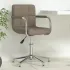 Scaun de birou pivotant, gri taupe, material textil GartenMobel Dekor