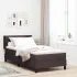 Pat cu arcuri cu headboard Manual albastru 200 x 90 cm țesătură GartenMobel Dekor