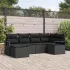 Set de canapea 6 pcs Gri deschis poliratan GartenMobel Dekor