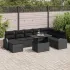 Set de canapele pentru grădină 9 pcs Bej și crem poliratan GartenMobel Dekor