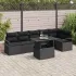 Set de canapele pentru grădină 7 pcs Gri deschis poliratan GartenMobel Dekor