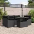 Set de canapele pentru grădină cu pernă 7 pcs Gri poliratan GartenMobel Dekor