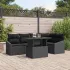Set de canapele pentru grădină cu pernă cu depozitare 6 pcs Gri GartenMobel Dekor