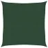 Pânză parasolar, verde închis, 3,6x3,6 m, 160 g / m², HDPE GartenMobel Dekor