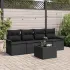 Set de canapele pentru grădină cu pernă 5 pcs Gri poliratan GartenMobel Dekor
