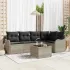 Set de canapele pentru grădină 6 pcs Bej poliratan GartenMobel Dekor