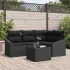 Set de canapele pentru grădină 5 pcs Bej și crem poliratan GartenMobel Dekor