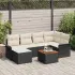 Set de canapele pentru grădină 7 pcs Gri poliratan GartenMobel Dekor