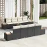 Set de canapele pentru grădină 9 pcs Gri Rattan poli GartenMobel Dekor