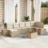 Set de canapele pentru grădină 8 pcs Beige și gri deschis GartenMobel Dekor