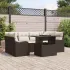 Set de canapele pentru grădină 7 pcs Gri deschis Poli Rattan GartenMobel Dekor