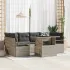 Set de canapele pentru grădină 7 pcs Bej Rattan poli GartenMobel Dekor