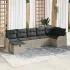 Set de canapele pentru grădină 7 pcs Gri deschis Rattan poli GartenMobel Dekor