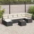 Set de canapea cu pernă 4 pcs poliratan GartenMobel Dekor