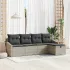 Set de canapea cu pernă 6 pcs poliratan GartenMobel Dekor