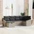 Set de canapea cu pernă 6 pcs poliratan GartenMobel Dekor