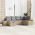 Set de canapea cu pernă 6 pcs poliratan GartenMobel Dekor