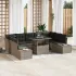 Set de canapele pentru grădină 10 pcs Bej Rattan poli GartenMobel Dekor