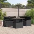 Set de canapele pentru grădină 6 pcs Bej Rattan poli GartenMobel Dekor