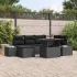 Set de canapele pentru grădină 7 pcs Gri Rattan poli GartenMobel Dekor