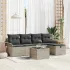 Set de canapele pentru grădină 6 pcs Gri deschis poliratan GartenMobel Dekor