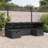 Set de canapele pentru grădină cu pernă 6 pcs Gri poliratan GartenMobel Dekor
