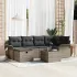Set de canapele pentru grădină 7 pcs Gri deschis poliratan GartenMobel Dekor