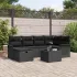Set de canapele pentru grădină 7 pcs Gri deschis poliratan GartenMobel Dekor