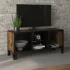 Dulap TV ,gri,105x36x47 cm,metal și MDF GartenMobel Dekor