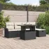 Set de canapele pentru grădină cu pernă 6 pcs Bej Rattan poli GartenMobel Dekor