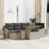 Set de canapele pentru grădină 7 pcs Gri deschis poliratan GartenMobel Dekor
