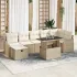 Set de canapele pentru grădină 8 pcs Bej poliratan GartenMobel Dekor