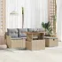 Set de canapele pentru grădină 6 pcs Gri poliratan GartenMobel Dekor