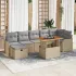 Set de canapele pentru grădină 8 pcs Negru Rattan poli GartenMobel Dekor