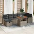 Set de canapele pentru grădină 8 pcs Negru Rattan poli GartenMobel Dekor
