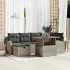 Set de canapele pentru grădină 7 pcs Gri poliratan GartenMobel Dekor