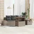 Set de canapele pentru grădină 6 pcs Gri poliratan GartenMobel Dekor