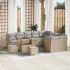 Set de canapele pentru grădină 12 pcs Negru poliratan GartenMobel Dekor