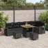 Set de canapele pentru grădină 9 pcs Gri poliratan GartenMobel Dekor