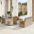 Set de canapele pentru grădină 8 pcs Beige și gri deschis GartenMobel Dekor