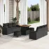 Set de canapele pentru grădină cu pernă cu depozitare 9 pcs Gri GartenMobel Dekor