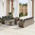 Set de canapele pentru grădină 10 pcs Beige și gri deschis GartenMobel Dekor
