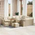 Set de canapele pentru grădină cu pernă 12 pcs Bej și crem GartenMobel Dekor
