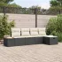 Set de canapele pentru grădină cu pernă 5 pcs Gri poliratan GartenMobel Dekor