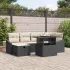 Set de canapele pentru grădină cu pernă 7 pcs Gri Rattan poli GartenMobel Dekor