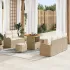 Set de canapele pentru grădină cu pernă cu pernă 8 pcs Negru GartenMobel Dekor