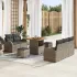 Set de canapele pentru grădină cu pernă cu pernă 8 pcs Negru GartenMobel Dekor